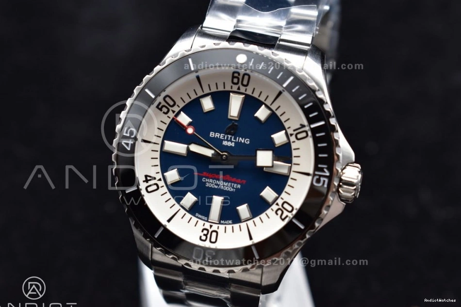 TF Automatic Bracelet 481 AllSeason Edition A Best SS on Dial Blue White 1:1 44 SuperOcean 0410